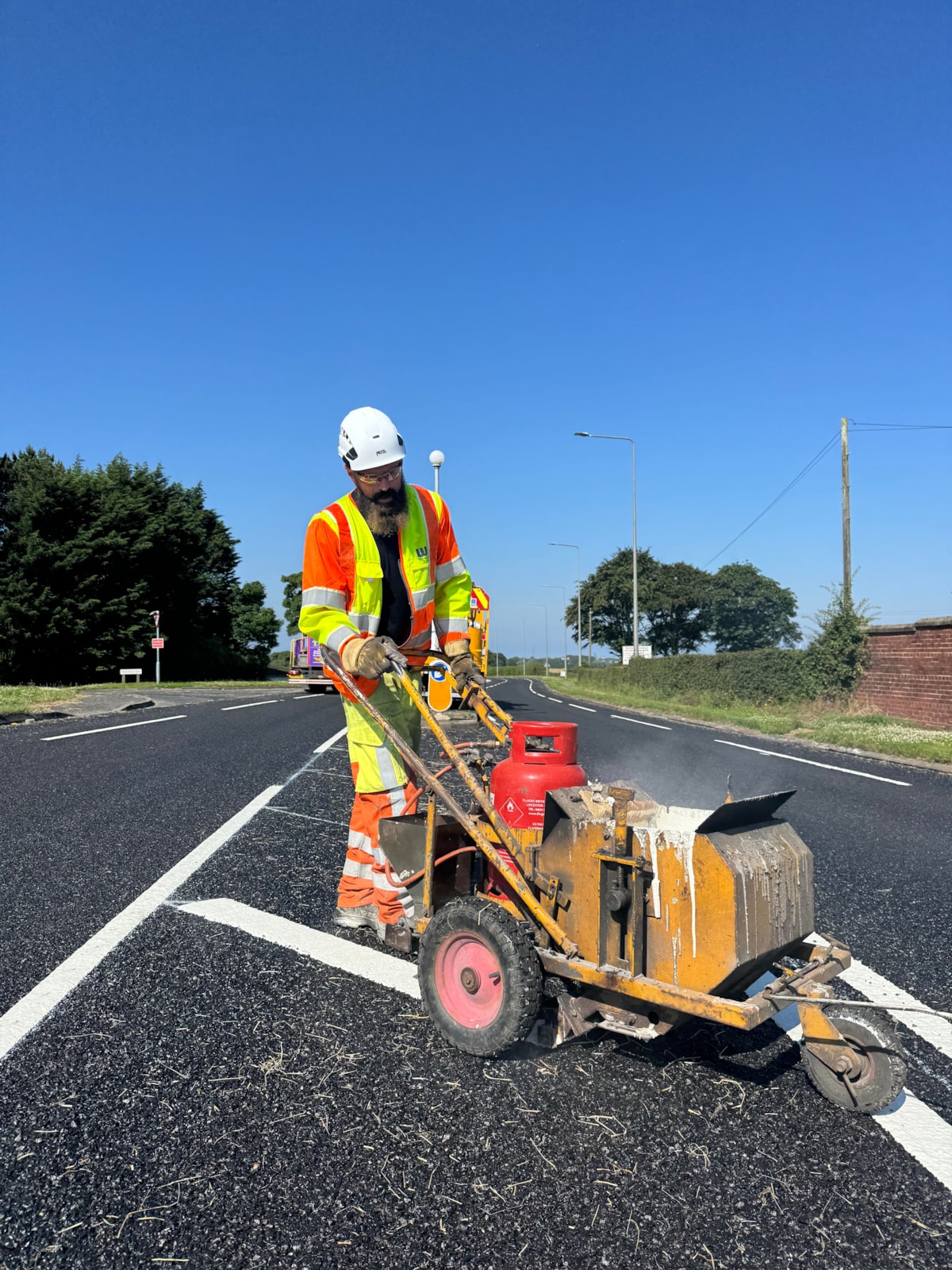 Road marking refresh