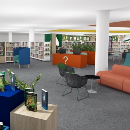 Hackney Central Library refurbishment - visualisation