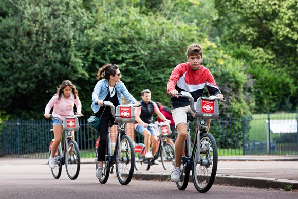 LB Tower Hamlets Image - Santander Cycles in Victoria Park (2)
