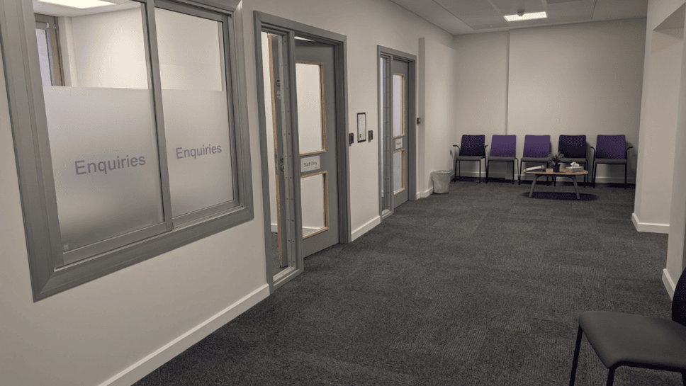Register Office waiting room