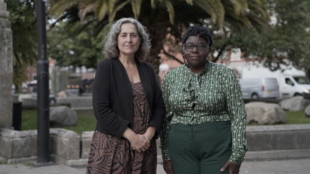Mayor Caroline Woodley and Chief Executive Dawn Carter-McDonald