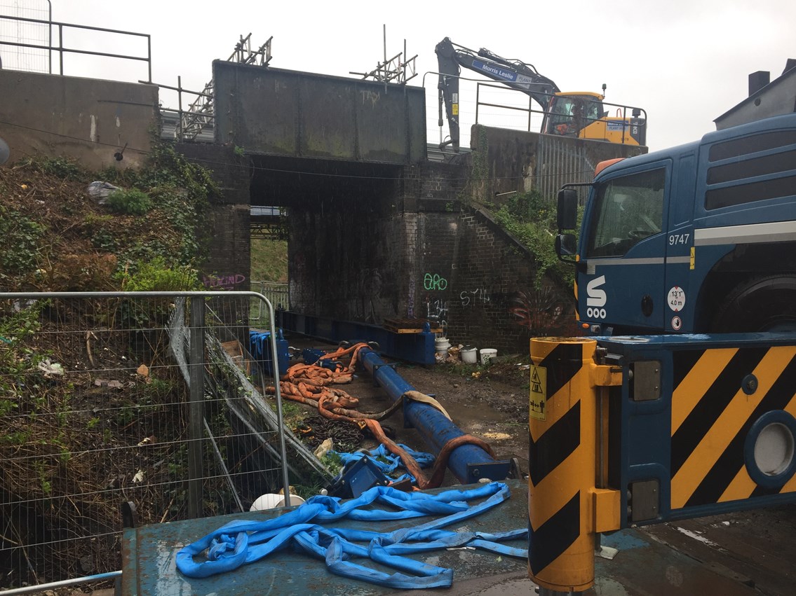 Passengers urged to check before they travel as Storm Hannah causes Stoke bridge replacement delays: Stoke bridge replacement