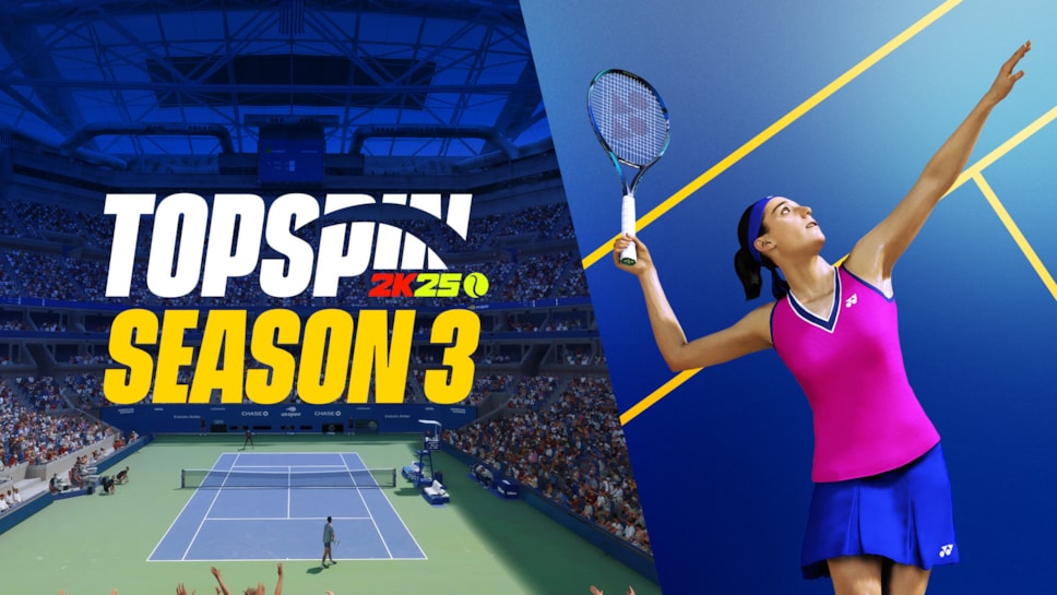 TopSpin 2K25 Centre Court Pass Season 3 Key Art