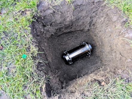 The time capsule in the ground