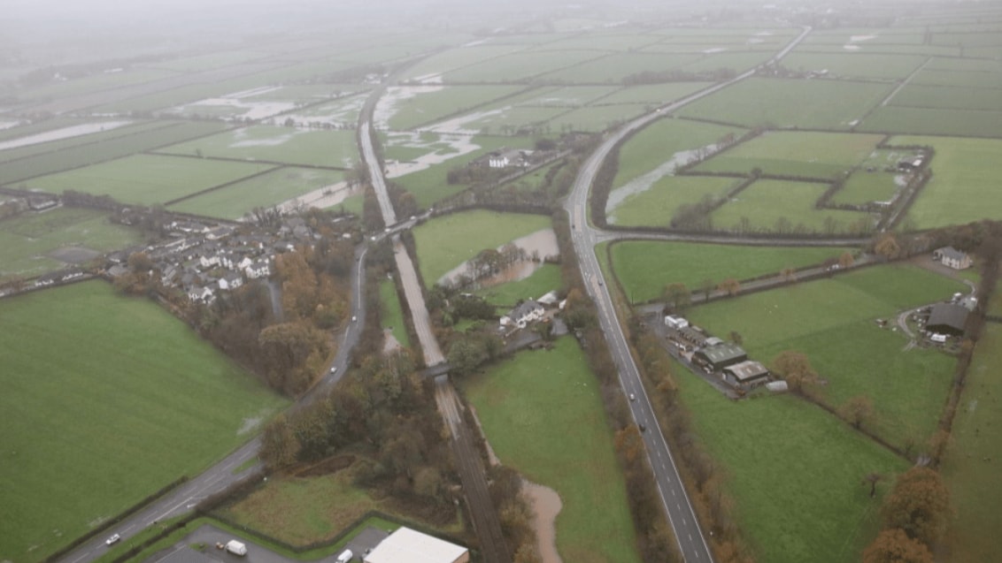 Storm Claudia: Passengers in the North West urged to plan ahead: Flooding in Cumbria