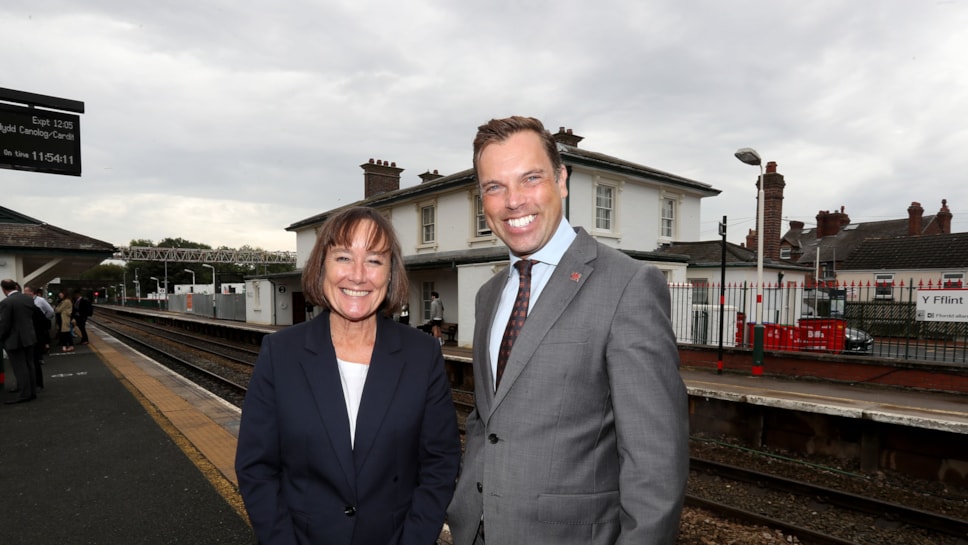 Cabinet Secretay for Economy, Transport and North Wales, Ken Skates with Secretary State of Wales, Jo Stevens-2