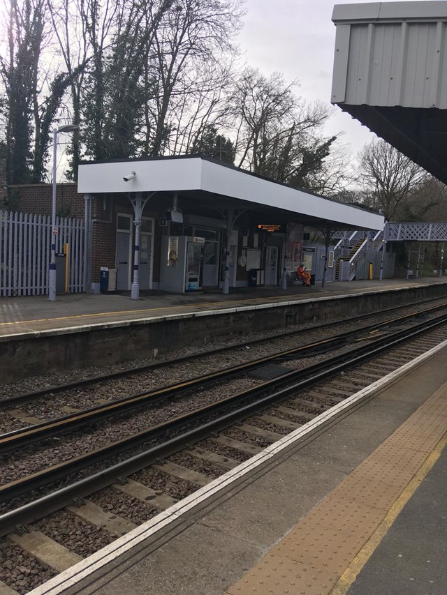 Painted canopies at Barnehurst