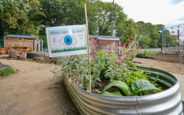 John Jamieson 7: John Jamieson School has an extensive array of new outdoor play and learning equipment. Pictured: Impressive new planters have been installed in the new play area.