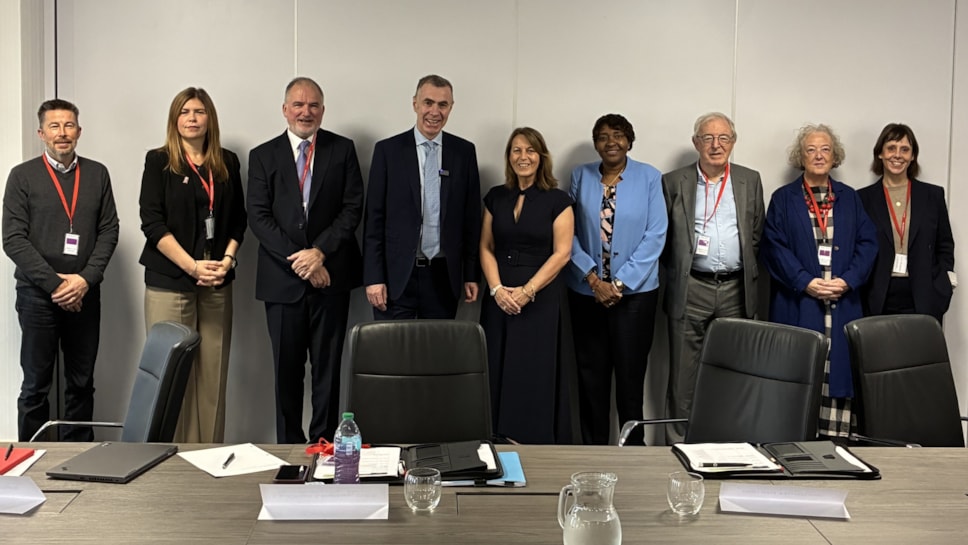 Enterprise Minister Adam Price with the expert advisory panel
