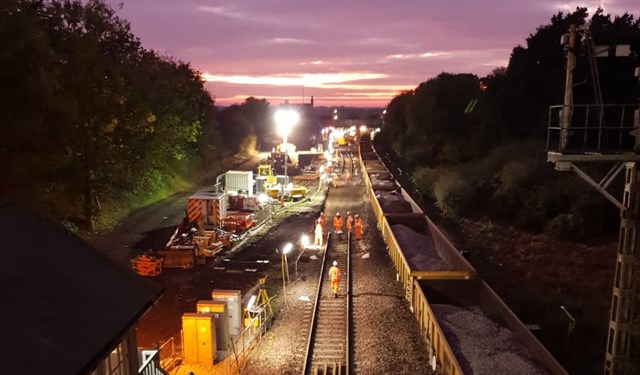 Reedham junction and re-signalling works completed as part of Network Rail’s wider Railway Upgrade Plan: NYL Reedham Jct 3