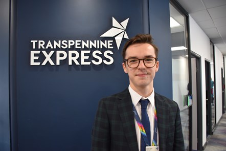 Keiran Jarvis, apprentice at Transpennine Express