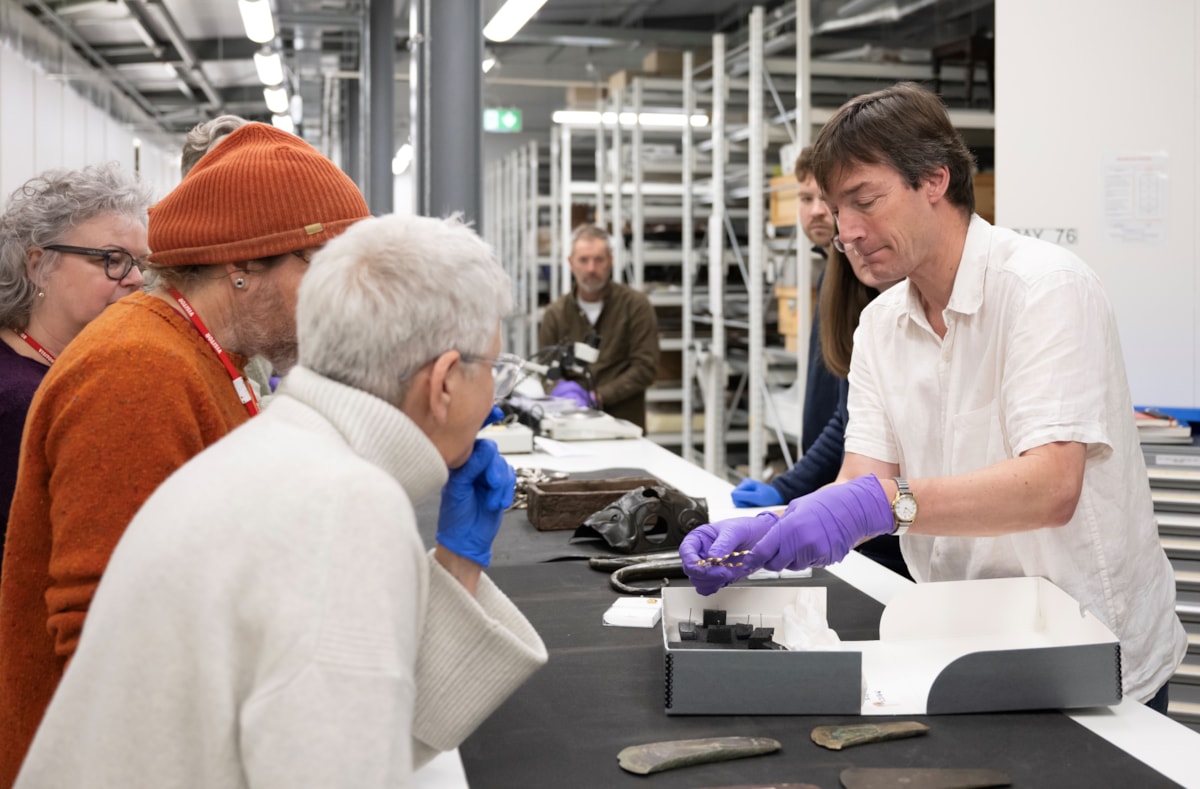Curators meet the makers at the National Museums Collection Centre. Photo © Neil Hanna (2)