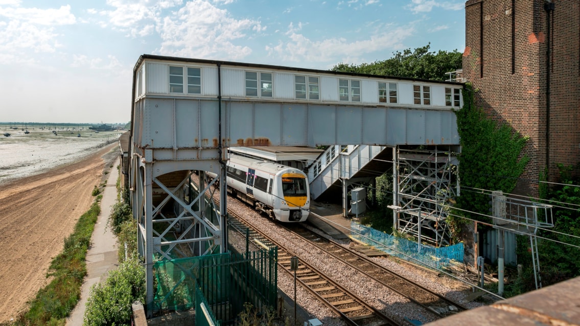 Contract awarded to improve accessibility at Chalkwell station: Chalkwell station - credit c2c cropped