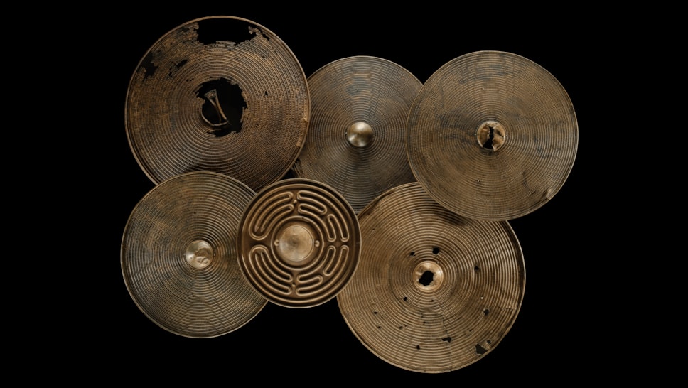 Bronze Age shields. Image © National Museums Scotland (2)