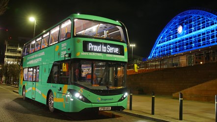 Electric bus Manchester
