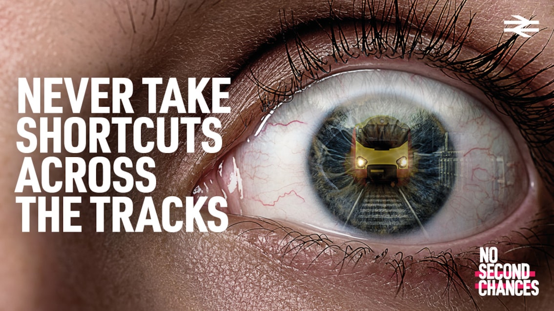 'I'm lucky to be alive' – new campaign highlights dangers of trespassing on the railway: PracticalTrespass Web 1200x675 train