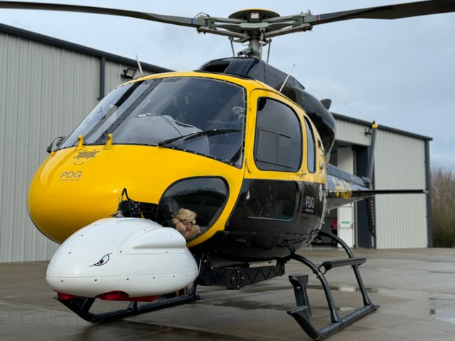 Video: Network Rail trials helicopter-borne Multi-Angle Camera System to spot failures before they happen and give incredibly-detailed view of the railway: MACS1