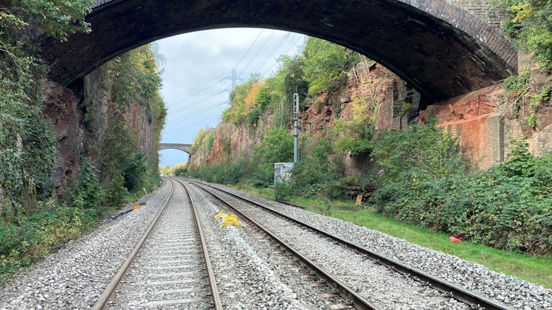 New track between Bath and Bristol