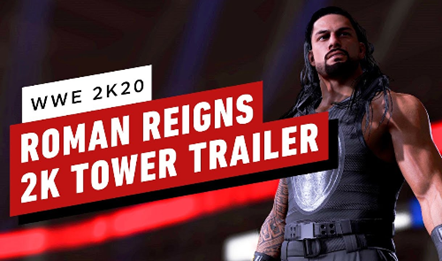 WWE 2K20 Roman Reigns 2K Tower Trailer (PEGI)