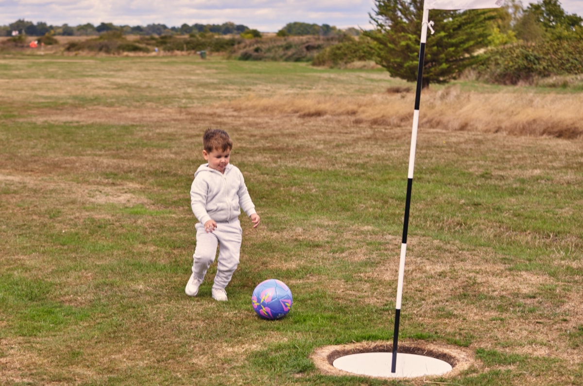 Foot golf at The Orchards