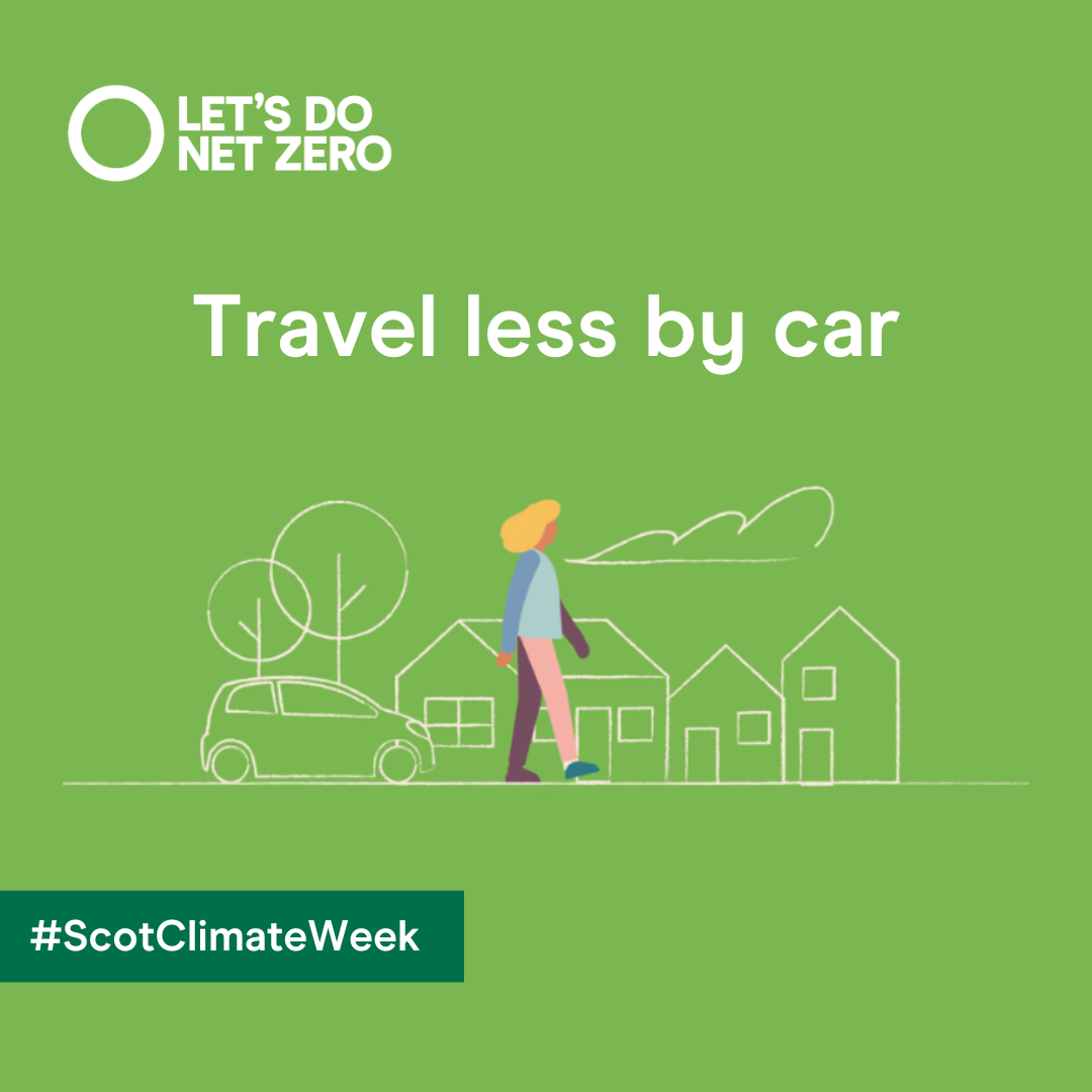 Social Asset - Travel less by car - 1080x1080 - Climate Week