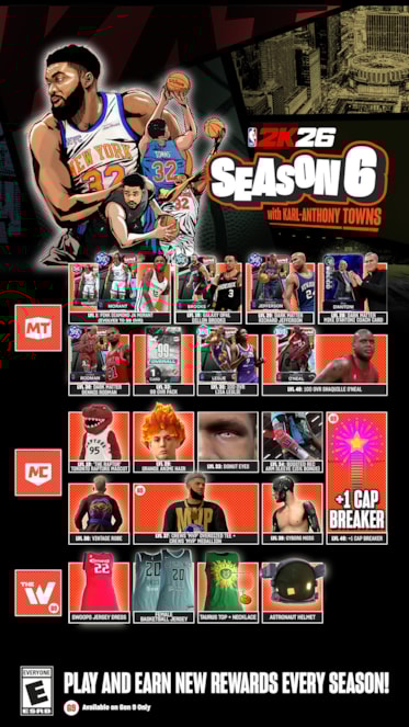 NBA 2K26 Season 6 - Infographic Vertical
