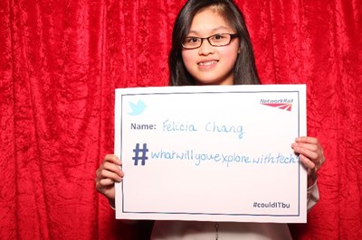 Winner Felicia Chang, 16, from Edgbaston West Mids