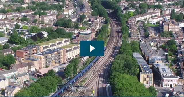 Video: Vital signalling work means nine days with no trains through Hither Green, South East London, starting tomorrow (Saturday): Hither Green screen grab