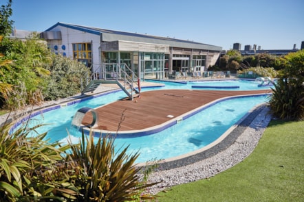 Lazy river at Reighton Sands