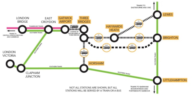 30 November 2025 disruption map: 30 November 2025 disruption map
