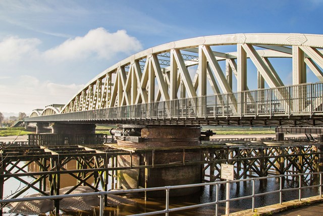 Major work to strengthen Hawarden railway bridge completed