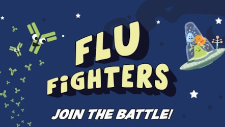 Flu fighters poster graphic