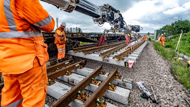 Major Trent Valley line railway upgrades over nine days in July: Track Renewal library picture 16x9