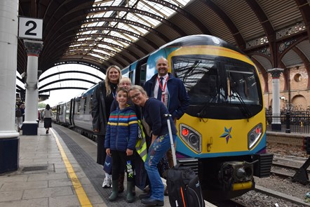 Elizabeth Williams and Steve Whitehead with Aggie, Ernie and Lilia Skelton