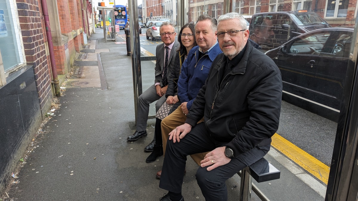 Corporation St bus stop