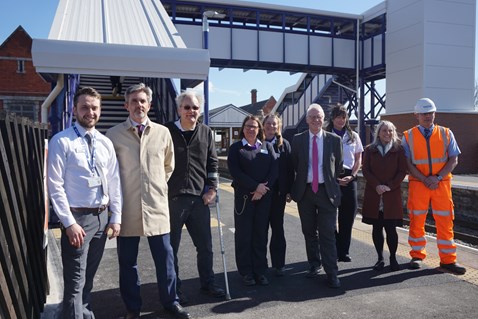 The new footbridge at Scunthorpe is now open