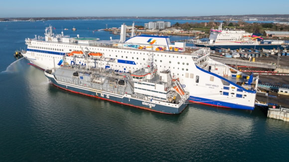 Portsmouth International Port introduces LNG bunkering for cleaner sailings: 20250125-DJI 20250125093620 0101 D