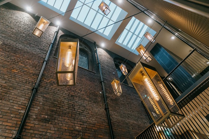 Opera North: Opera North's new public atrium. Credit: Tom Arber and Opera North.