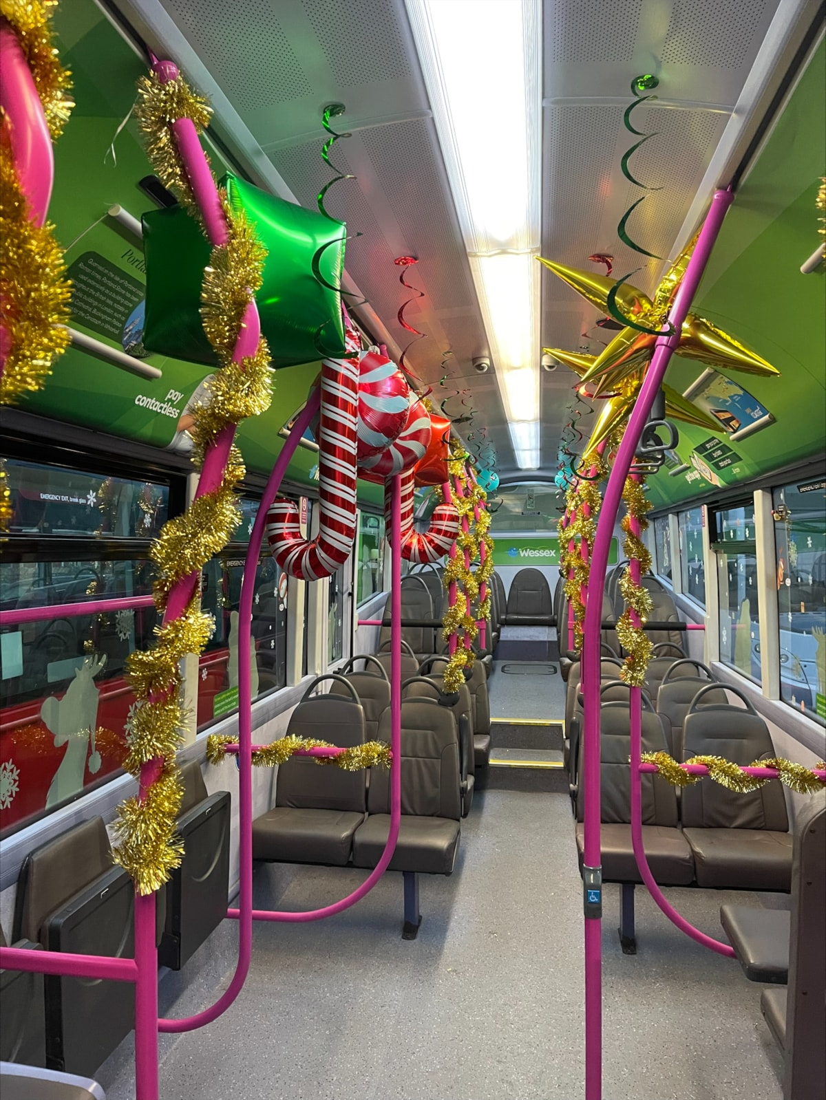 Christmas bus