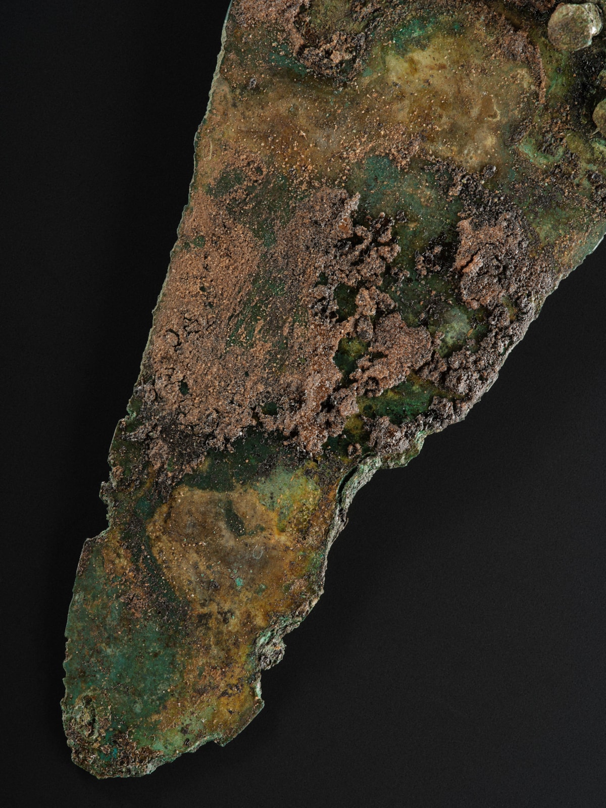 Bronze Age dagger from the Rameldry assemblage, detail. Image ©  National Museums Scotland