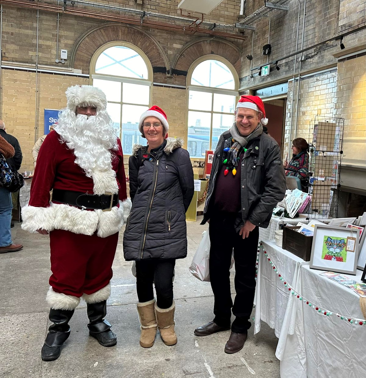 This image shows Father Christmas and his helpers from YCCRP