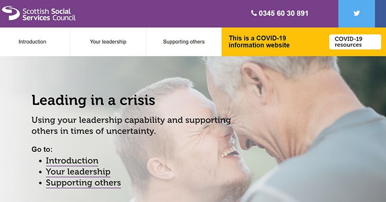 Leading in a crisis (image)