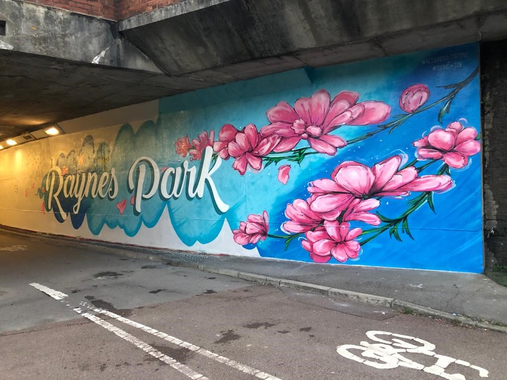 Raynes park mural 5