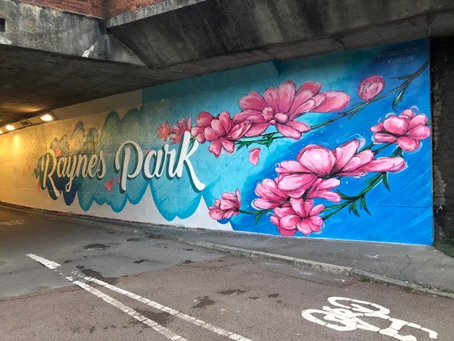 Raynes park mural 5