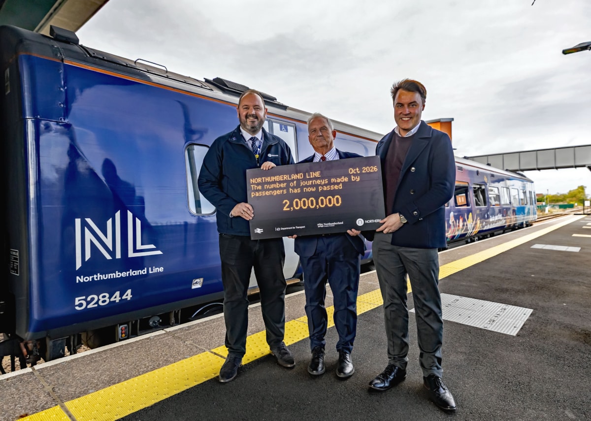 Northumberland Line 2 million journeys