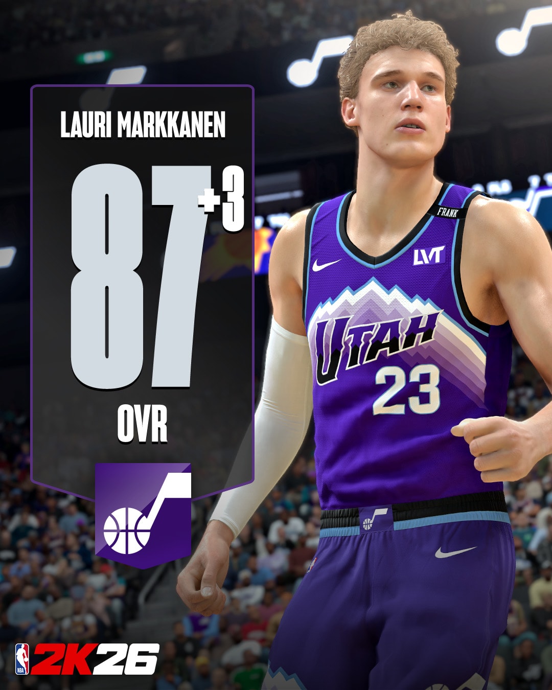 NBA 2K26 Ratings Update 1 Lauri Markkanen 1