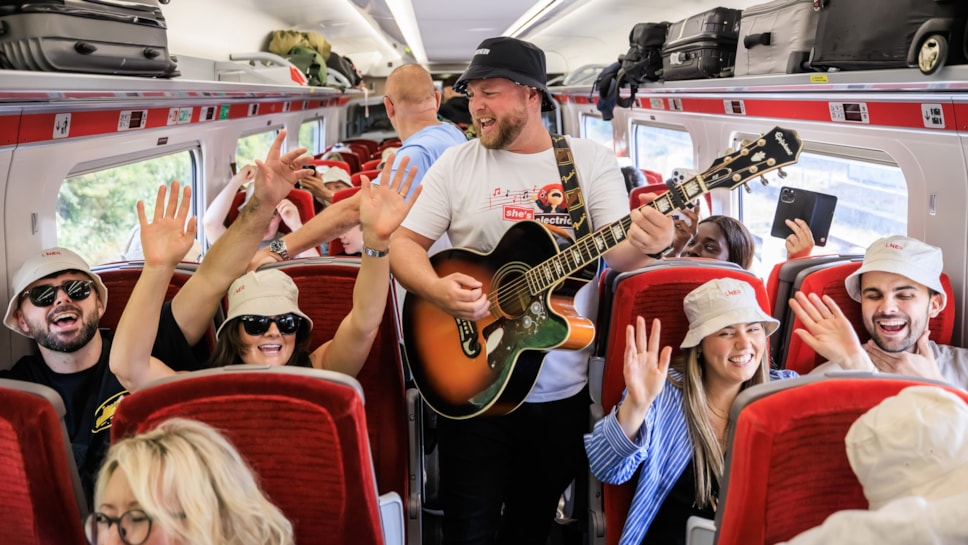 Onboard LNER 'She's Electric' Service