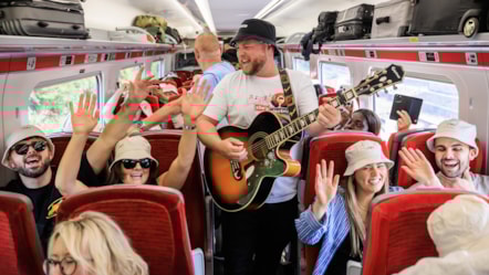 Onboard LNER 'She's Electric' Service