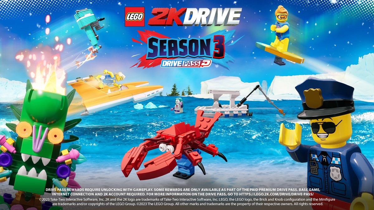 LEGO 2K Drive - Drive Pass 3 Key Art