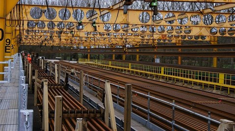 eastleigh depot lengths of rail